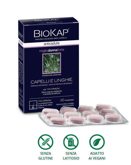 BioKap Anticaduta Miglio Donna Forte 60+60 BiosLine